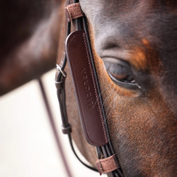 Œillères en cuir Shires Velociti Gara Marron Œillères en cuir Shires Velociti Gara Marron