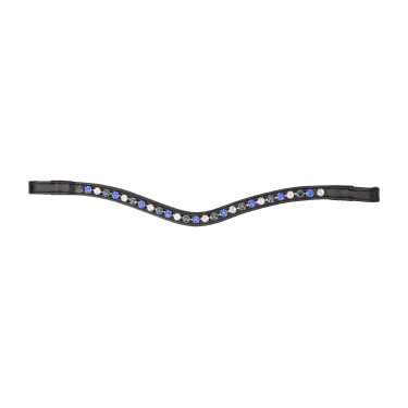 Frontal trois tons Shires Velociti Gara Noir / bleu