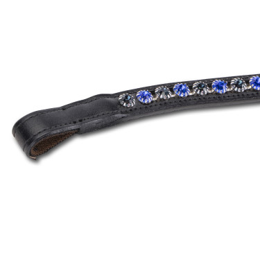 Frontal deux tons Shires Velociti Gara Noir / bleu