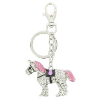Porte-clés Equi-Kids Rosa Blanc / rose