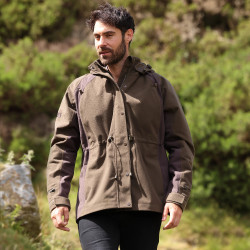 Veste zippée Heritage unisexe Shires Aubrion Olive foncé Kaki