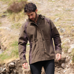 Veste zippée Heritage unisexe Shires Aubrion Olive foncé Kaki