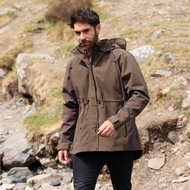 Veste zippée Heritage unisexe Shires Aubrion Olive foncé Kaki