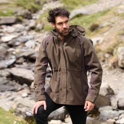 Veste zippée Heritage unisexe Shires Aubrion Olive foncé Kaki