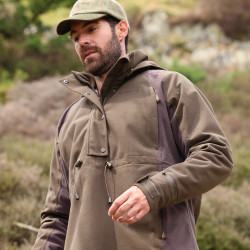 Veste quart de zip Heritage unisexe Shires Aubrion Olive foncé Kaki
