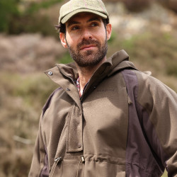 Veste quart de zip Heritage unisexe Shires Aubrion Olive foncé Kaki