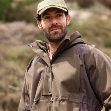 Veste quart de zip Heritage unisexe Shires Aubrion Olive foncé Kaki