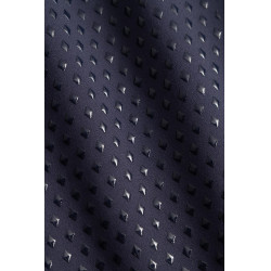 Legging thermique enfant à fond intégral Horze Greta JR Marine seaborne Blanc