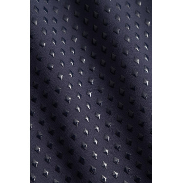 Legging thermique enfant à fond intégral Horze Greta JR Marine seaborne Blanc