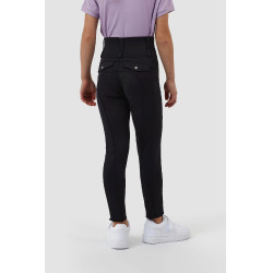 Pantalon hybrid Horze Young Rider Anya full grip Noir