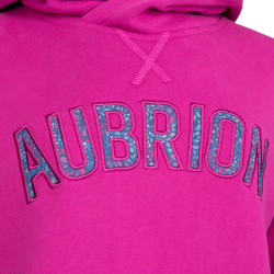 Sweat à capuche équitation junior Aubrion React