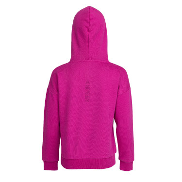 Sweat à capuche équitation junior Aubrion React