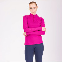 Sous-couche manches longues React Shires Aubrion Fuchsia Rose