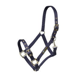 Licol réglable Shires Arma Marine Bleu marine Licol réglable Shires Arma Marine Bleu marine