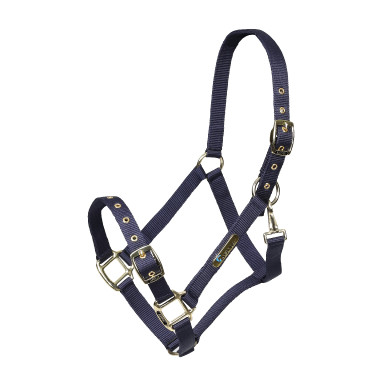 Licol réglable Shires Arma Marine Bleu marine Licol réglable Shires Arma Marine Bleu marine