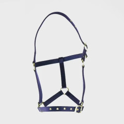 Licol réglable Shires Arma Marine Bleu marine Licol réglable Shires Arma Marine Bleu marine