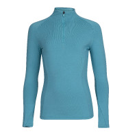 Sous-couche manches longues React jeune cavalier Shires Aubrion Brume Bleu