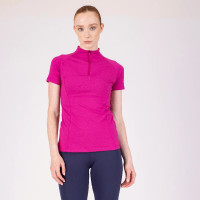 Sous-couche manches courtes React Shires Aubrion Fuchsia Rose