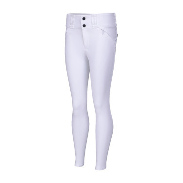 Pantalon d'équitation Optima MX jeune cavalier Shires Aubrion Blanc Pantalon d'équitation Optima MX jeune cavalier Shires Aubrion Blanc