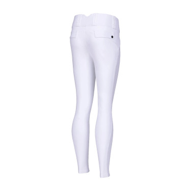 Pantalon d'équitation Optima MX jeune cavalier Shires Aubrion Blanc Pantalon d'équitation Optima MX jeune cavalier Shires Aubrion Blanc
