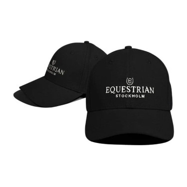 Casquette Young Rider Black White