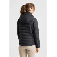 Veste hybride femme Horze Rochele Black oyster Blanc