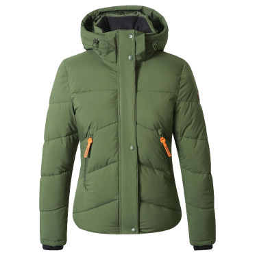 Blouson hiver AH26 femme Covalliero Vert forêt