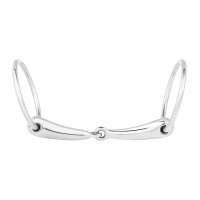 Mors de filet creux pour poney brisure simple Waldhausen Mors de filet creux pour poney brisure simple Waldhausen