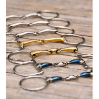 Mors de filet creux pour poney brisure simple Waldhausen Mors de filet creux pour poney brisure simple Waldhausen