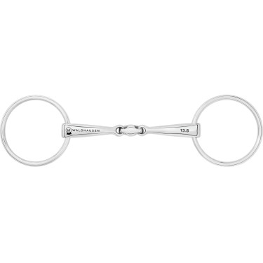 Mors de filet ergonomique brisure double Waldhausen