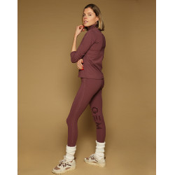 Legging Manhattan GEM Lie de vin Bordeaux Legging Manhattan GEM Lie de vin Bordeaux