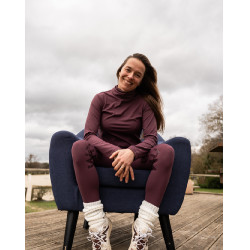 Legging Manhattan GEM Lie de vin Bordeaux Legging Manhattan GEM Lie de vin Bordeaux