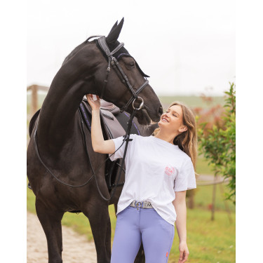 Pantalon GEM John Lilas Bleu