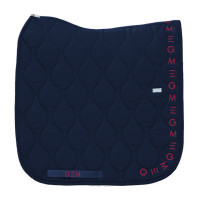 Tapis Essentiel Dressage GEM Bleu marine / logo bordeaux Tapis Essentiel Dressage GEM Bleu marine / logo bordeaux
