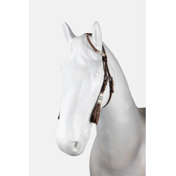 Bride western à une oreille avec décoration en rawhide Horze Bride western à une oreille avec décoration en rawhide Horze