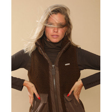 Veste molletonée Charlie GEM Chocolat Marron