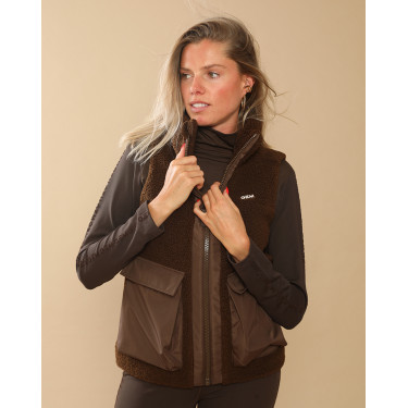 Veste molletonée Charlie GEM Chocolat Marron