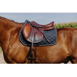 Tapis de selle d'équitation en velours Riding World