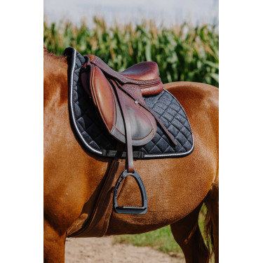 Tapis de selle d'équitation en velours Riding World