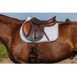 Tapis de selle d'équitation en velours Riding World