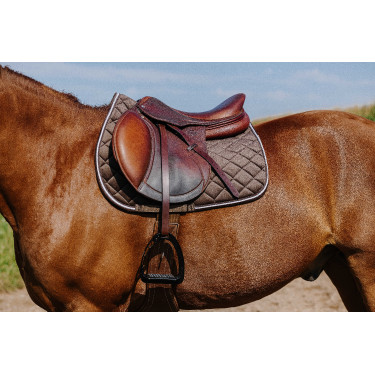 Tapis de selle d'équitation en velours Riding World