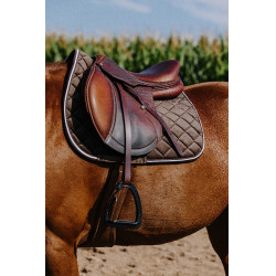 Tapis de selle d'équitation en velours Riding World