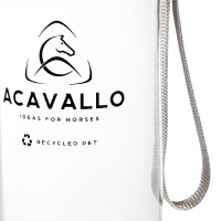 Gourde en plastique recyclé Acavallo Blanc Gourde en plastique recyclé Acavallo Blanc