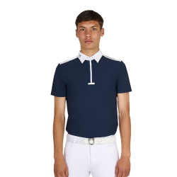 Polo homme concours coupe slim manches courtes Equestro homme Polo homme concours coupe slim manches courtes Equestro homme