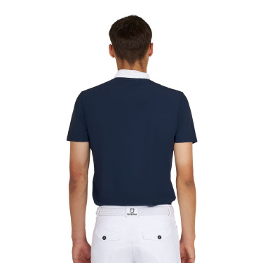 Polo homme concours coupe slim manches courtes Equestro homme Polo homme concours coupe slim manches courtes Equestro homme