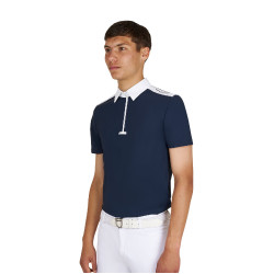 Polo homme concours coupe slim manches courtes Equestro homme Polo homme concours coupe slim manches courtes Equestro homme