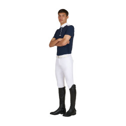 Polo homme concours coupe slim manches courtes Equestro homme Polo homme concours coupe slim manches courtes Equestro homme