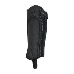 Mini-chaps unisexe en cuir avec liseré contrasté New Equestro