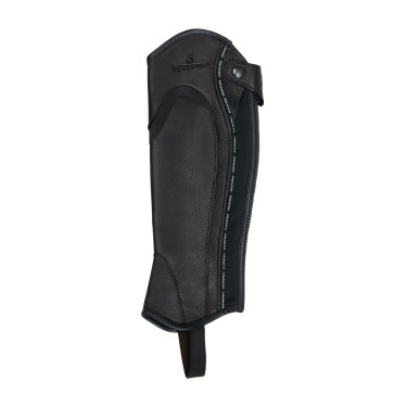 Mini-chaps unisexe en cuir avec liseré contrasté New Equestro