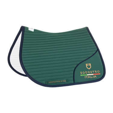 Tapis de saut avec logo brodé Equestro X Fise 100 Tapis de saut avec logo brodé Equestro X Fise 100